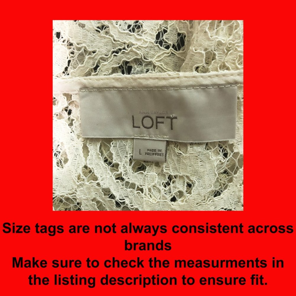 LOFT lace top - Picture 5 of 8